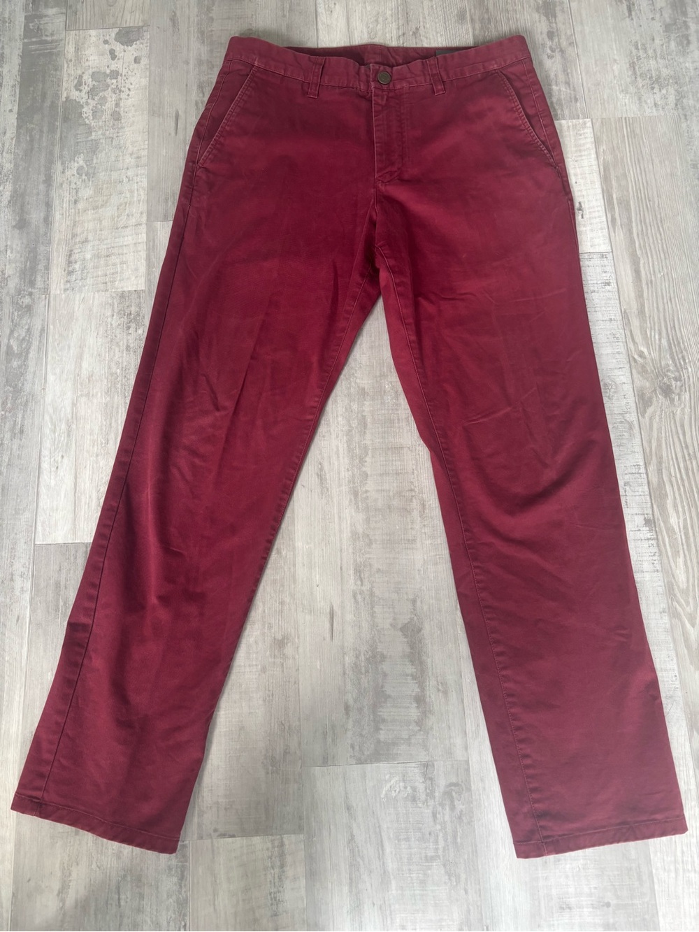 Bonobos Slim Fit Maroon Chinos